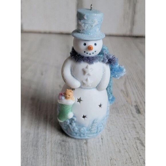 Hallmark Stanley t star 2008 ornament Xmas Snowman - Picture 7 of 8